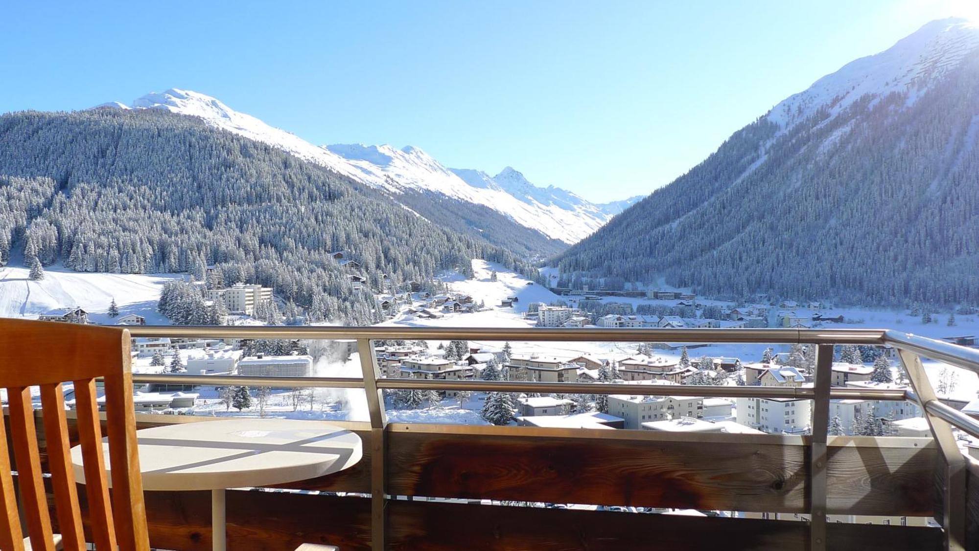 Spectacular View & Central Location Davos Exterior foto